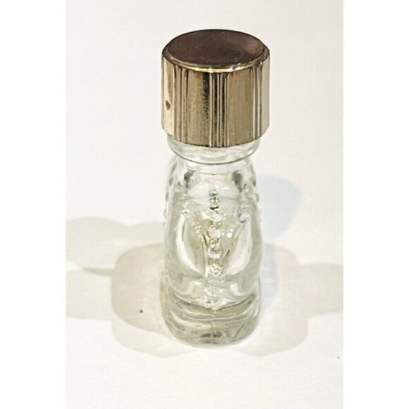 Prince Matchabelli WIND SONG Mini Perfume Bottle 1.5” Empty Crown 1/16oz Sample - Picture 6 of 6